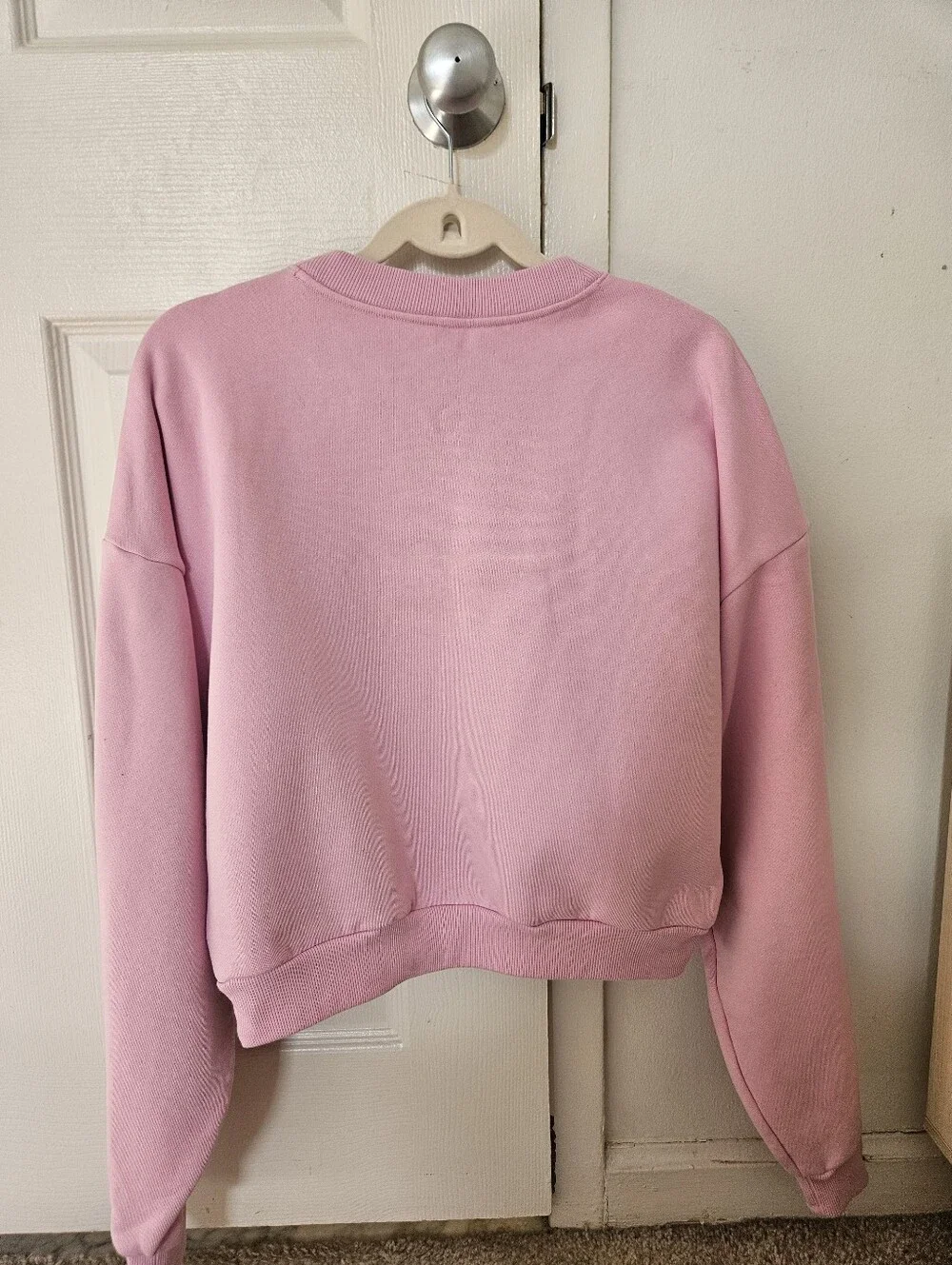 Alo Cropped Sweatshirt Candy Heart Ink Large - Picture 4 of 4